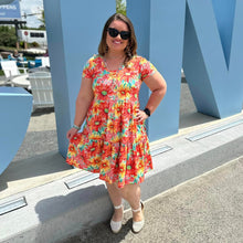 Load image into Gallery viewer, MOM TIERED BABYDOLL DRESS
